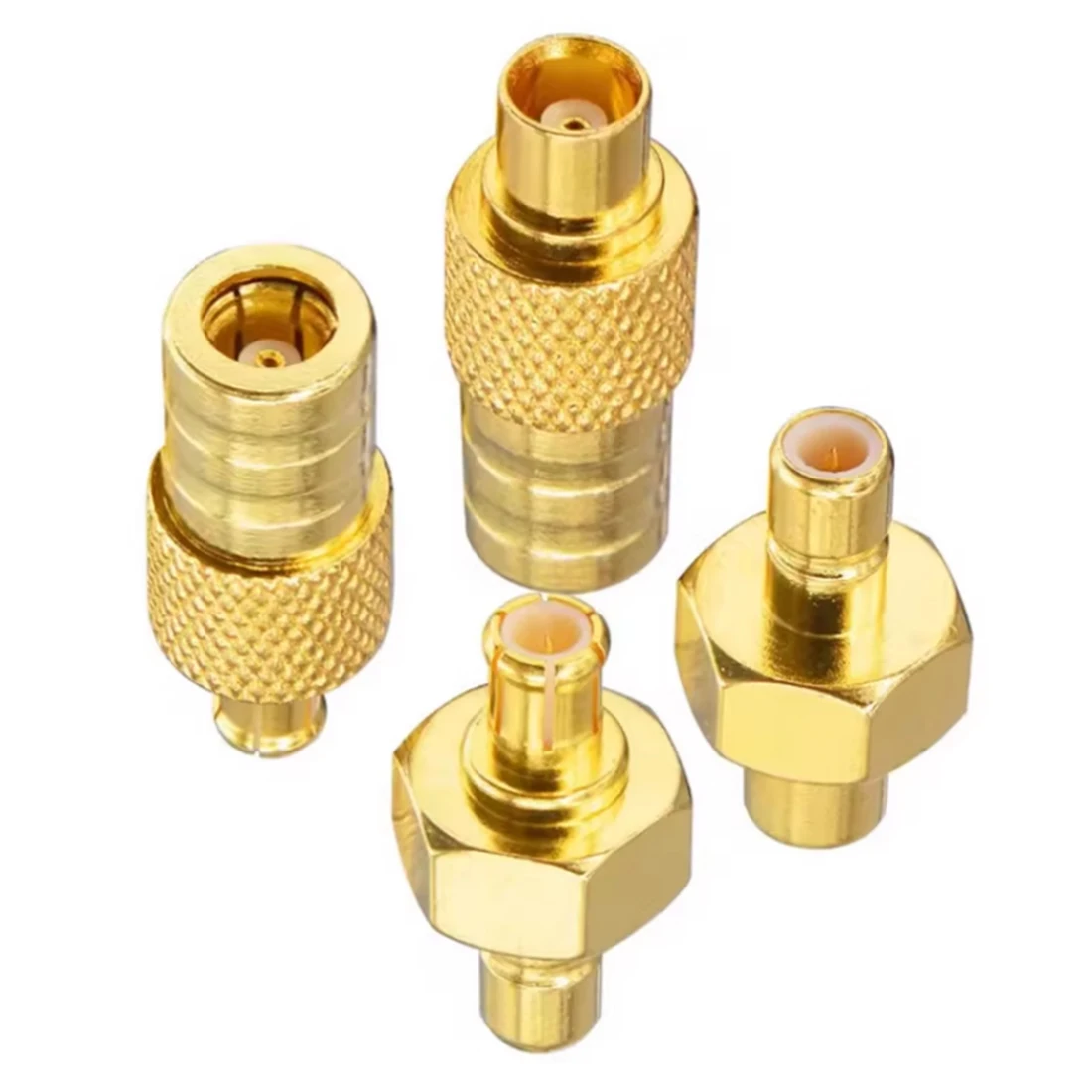 1pc SMB Male Female to MCX  Plug Jack  RF Coax Adapter Convertor Straight Goldplated Wholesale For Wifi New