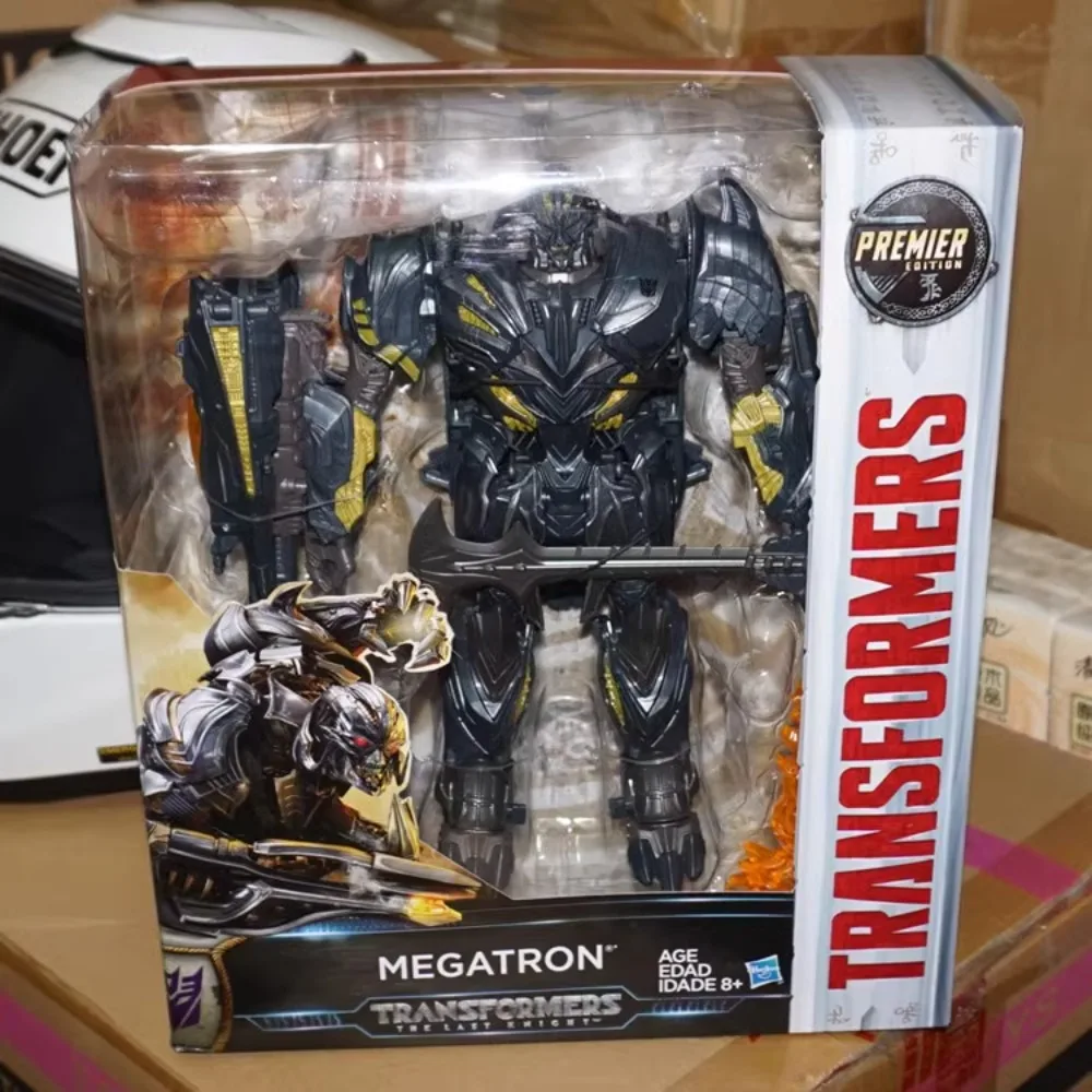Hasbro Trasformazione Giocattoli L'ultimo cavaliere Premier Edition Classe L Megatron Aerei Action Figures Modello di robot trasformabile