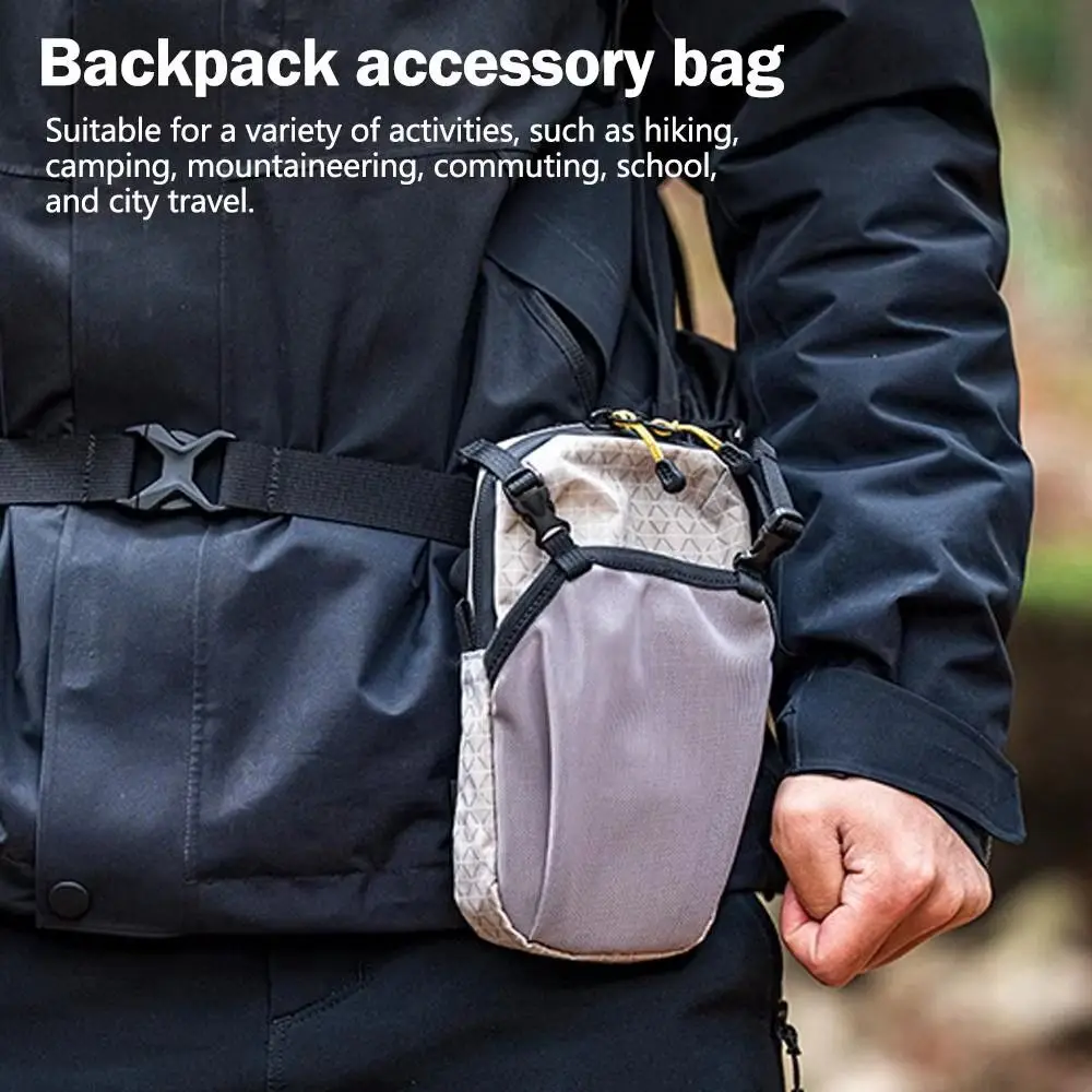 Quick-Adjust Strap Outdoor Phone Bag Backpack Expansion Waterproof Water Bottle Holder Bag Shoulder Bag Lightweight