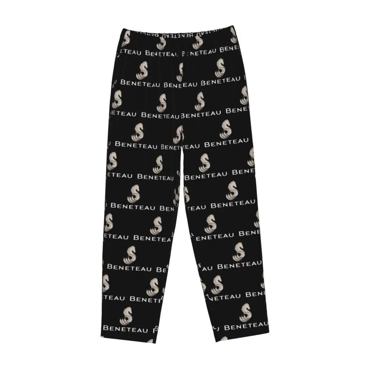 

Custom Beneteau Sailboat Logo Women Pajama Pants Lounge Sleep Sleepwear Bottoms with Pockets