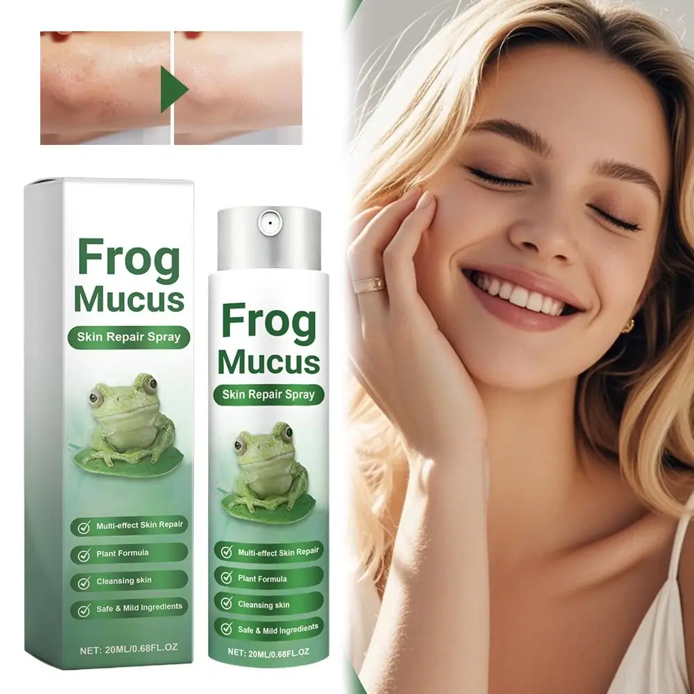 Frog Mucus Skin Repair Spray Astringent Facial Toner Controls Oil Shrinks Pores For Clogged Pores Moisturizing Facial Toner