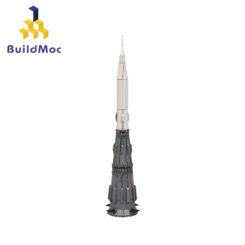 Soviet N1 Moon Rocket Model Building Blocks Space Station Shuttle Satellite 1:110 Model of the N1 Rocket Bricks Toys Kids Gifts