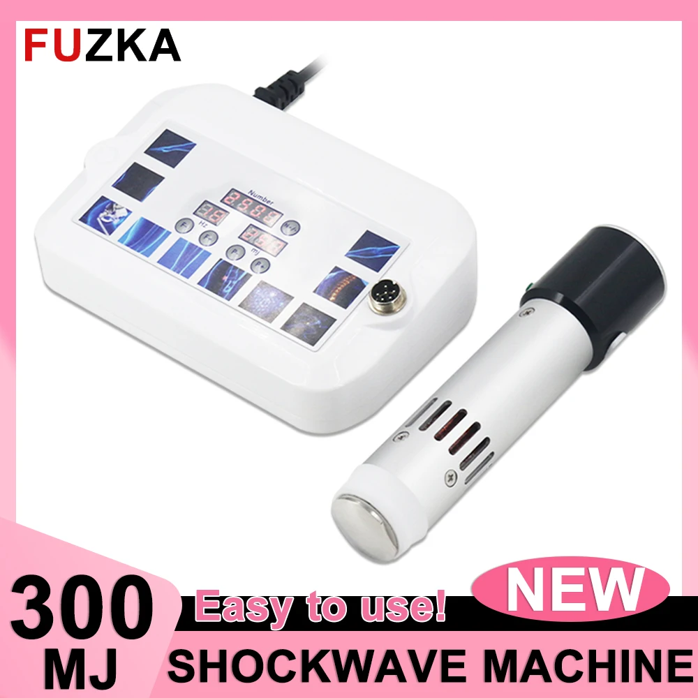 

300MJ Portable Shockwave Therapy Machine Physiotherapy Shock Waves Muscle Health Body Massager Pain Relief Tennis Elbow