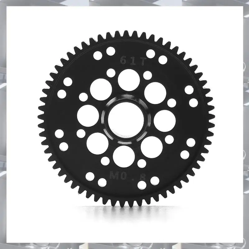 A84F-Steel Metal 32P 61T Spur Gear Main Gear ARA311100 For ARRMA 1/10 GORGON Monster Truck 2WD RC Car Upgrade Parts Black