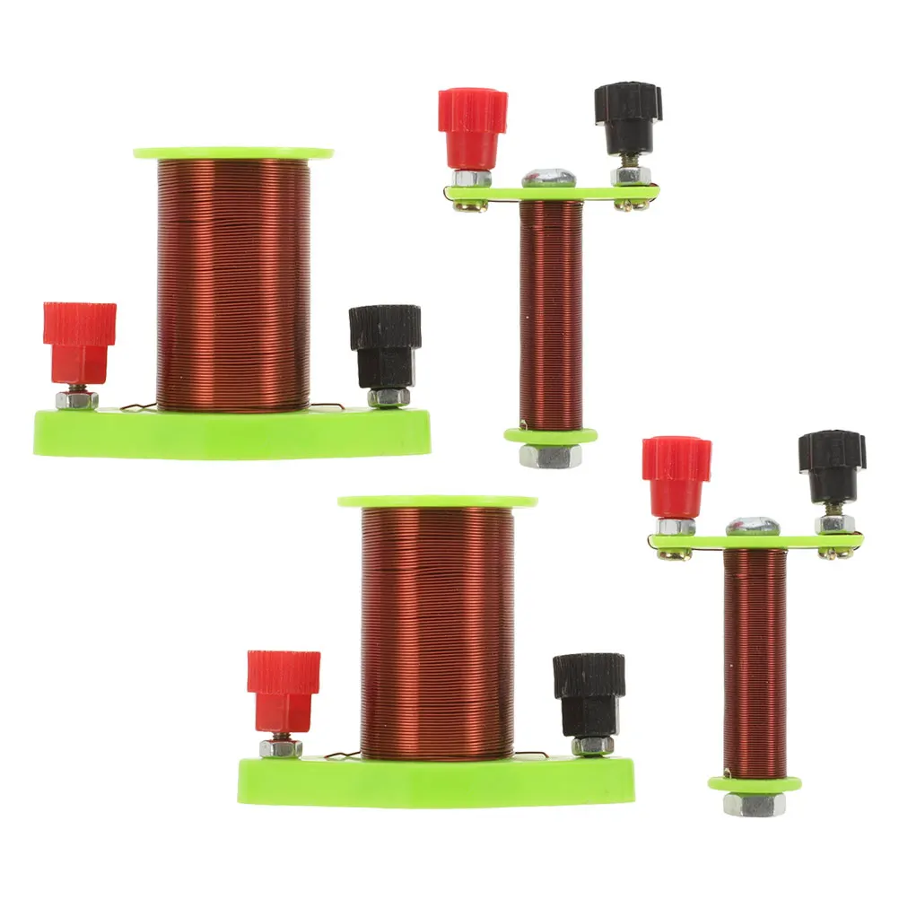 

2pcs Primary Secondary Coils Electromagnetic Induction Experiment Copper Physics Teaching Instruments Plastic Wide