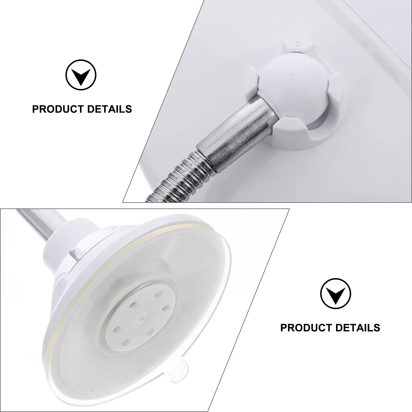 10X Magnifying Rotating LED Vanity Mirror 360 Rotation Suction Cup Mount for Low Light Makeup Application Precision