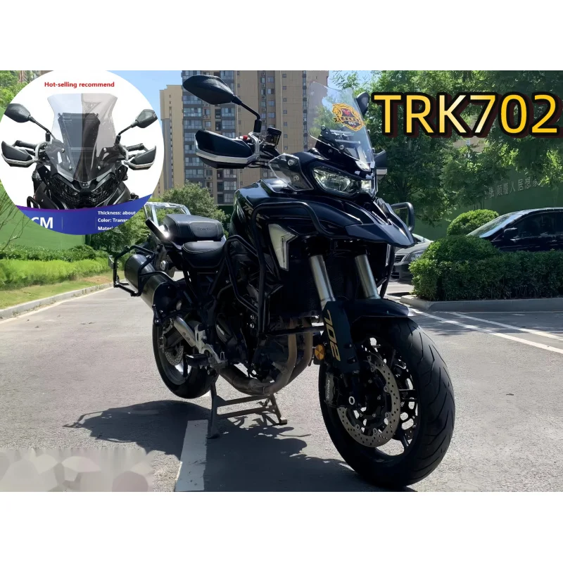 

For Benelli TRK702 TRK702X TRK 702 702X High Quality Motorcycle Windshield Windscreens Wind Deflectors Front Glass Transparent