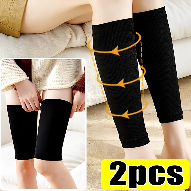 Slimming Compression Leg Shaper Arm Sleeve Arm Shaper Burning Calories Thigh-shaping Sports Elastic Socks Massage for Women Men