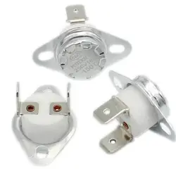 10pcs Universal 16A Ceramic Thermostat Thermal Protector 40-300 Degree Temperature Control Switch KSD302 Normally Closed/Open