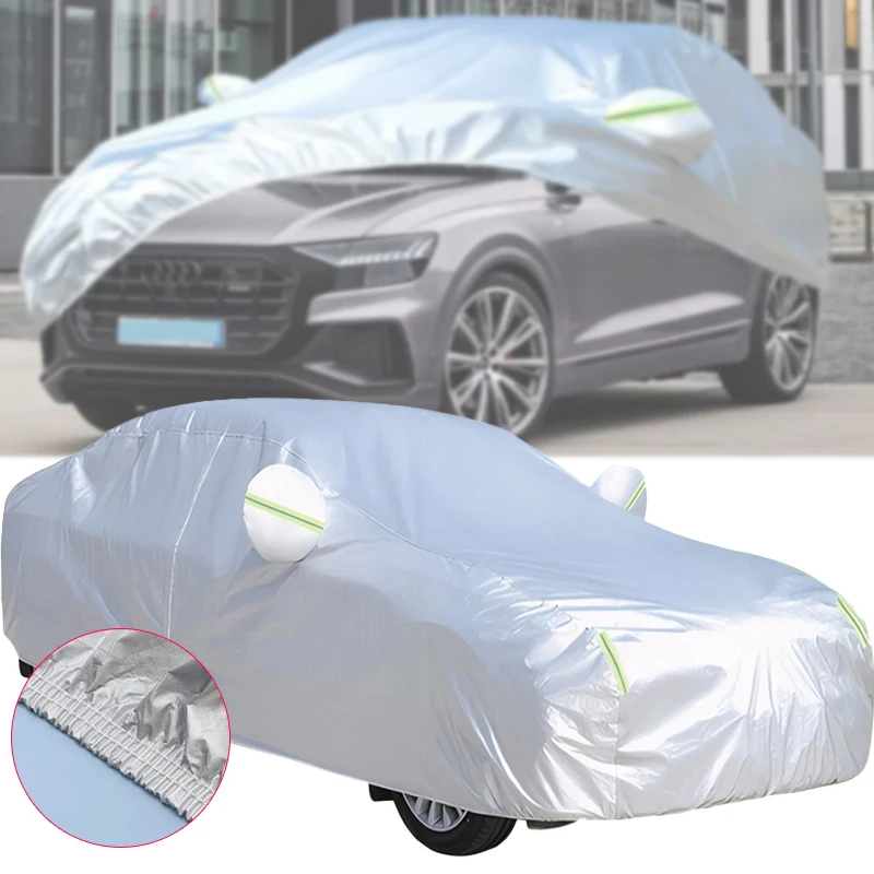 

For Audi Q8 Outdoor Protection Full Car Covers Snow Cover Sunshade Waterproof Dustproof Exterior Car Accessories