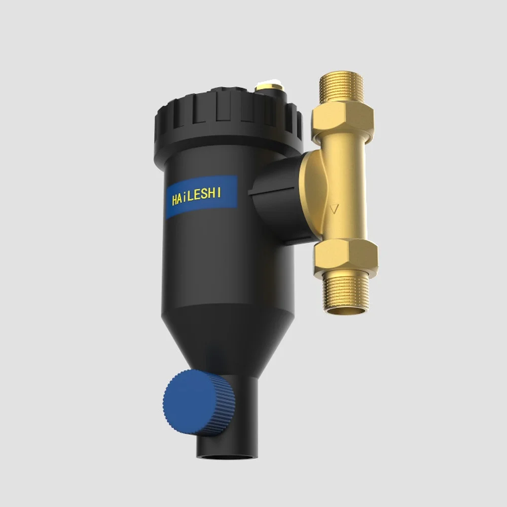Brass Magnetic Heating Filter For Boiler Underfloor Water Purifier System Rust Deposit Removal Radiator Pipe Cleaning Tool