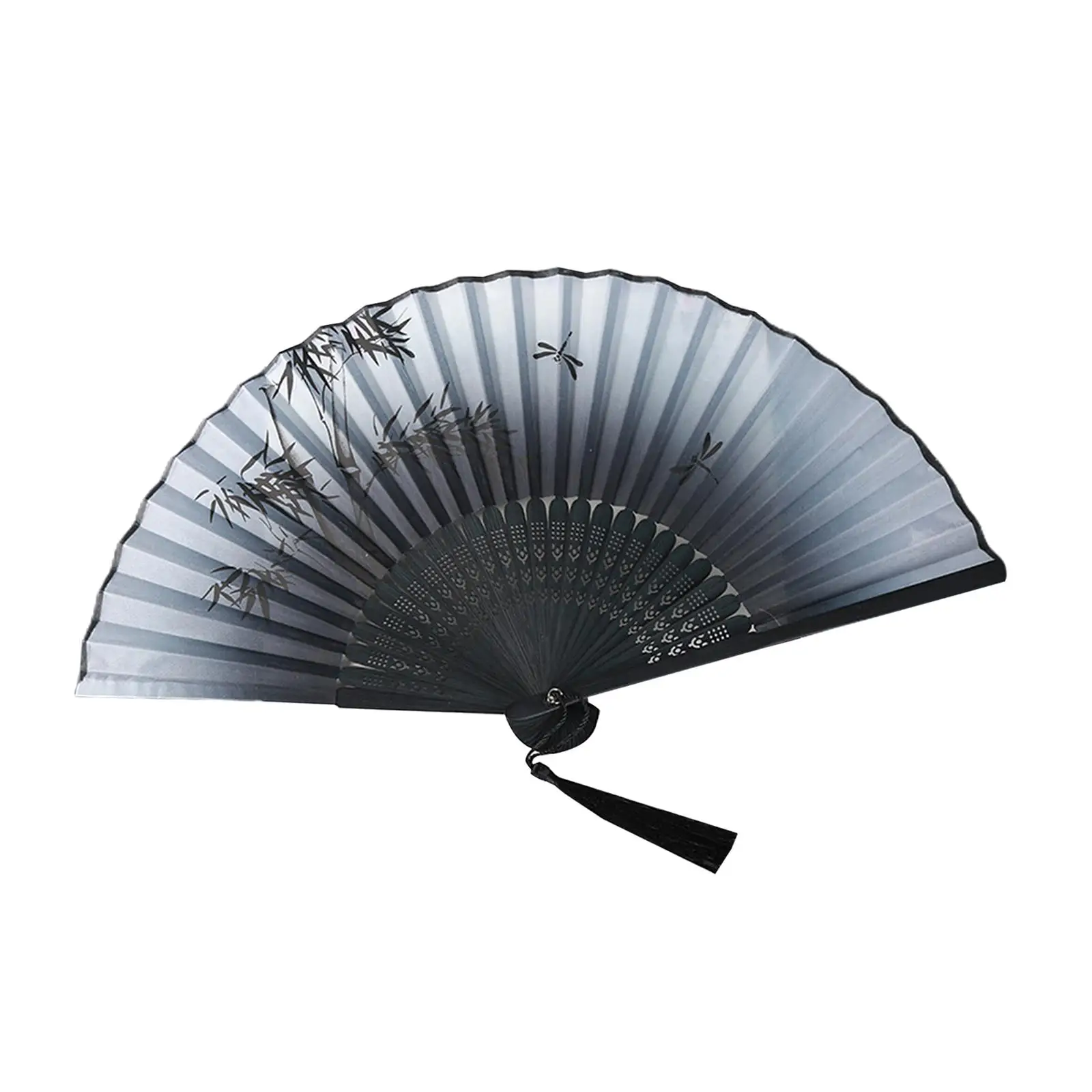 Handheld Foldable Fans Gothic Bamboo Fans for DIY Home Wedding Stage Performance