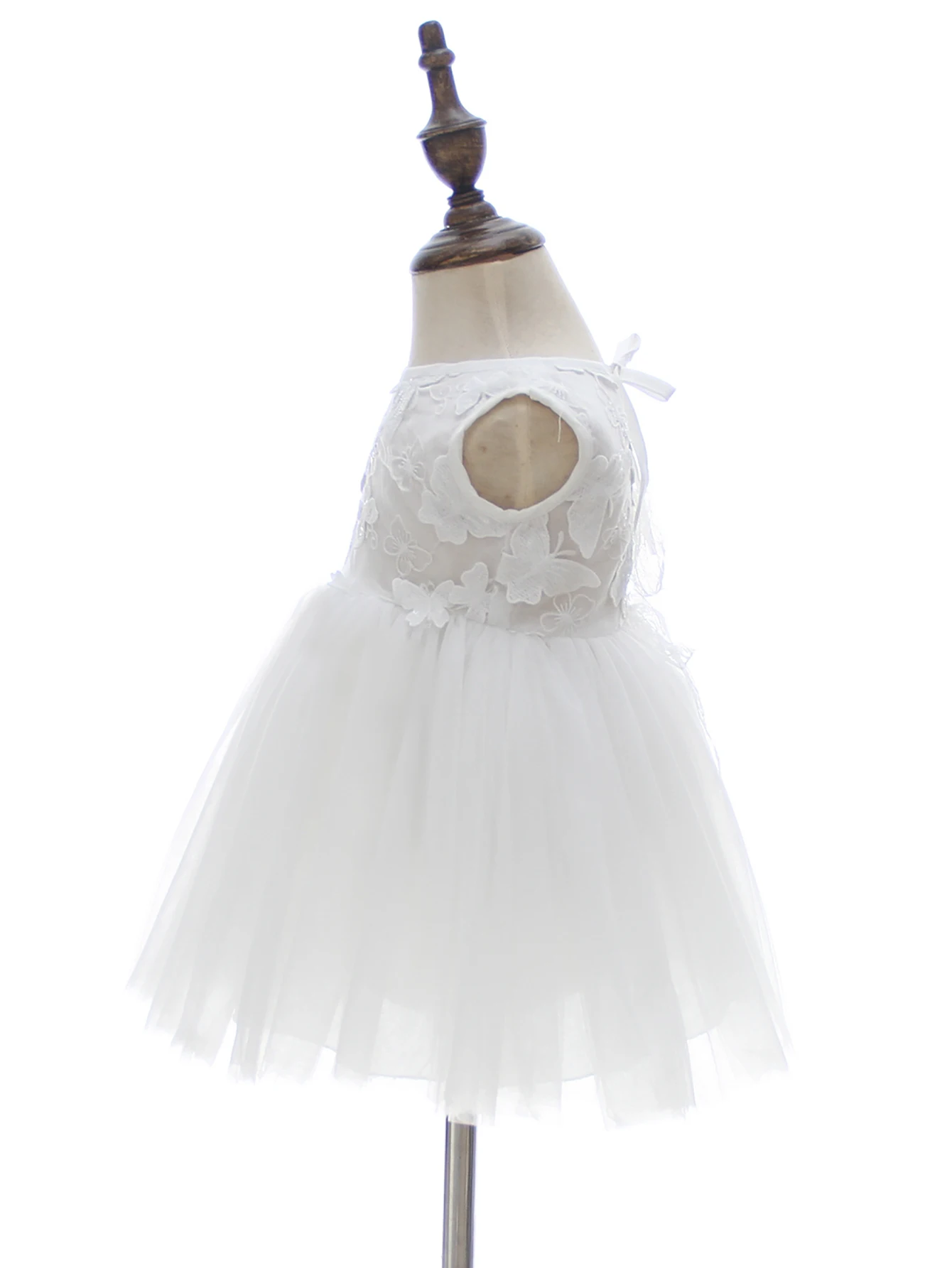 Wholesale Baby Wear Kids Embroidered Toddler Frock Little Girl Christening Dress With Hat