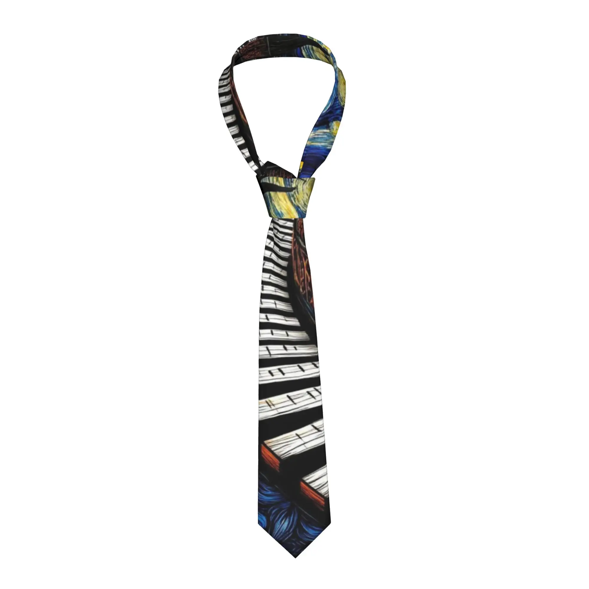 Van Gogh Tie  Retro Casual Neck Ties For Men Women Wedding Party Quality Collar Tie Design Necktie Accessories