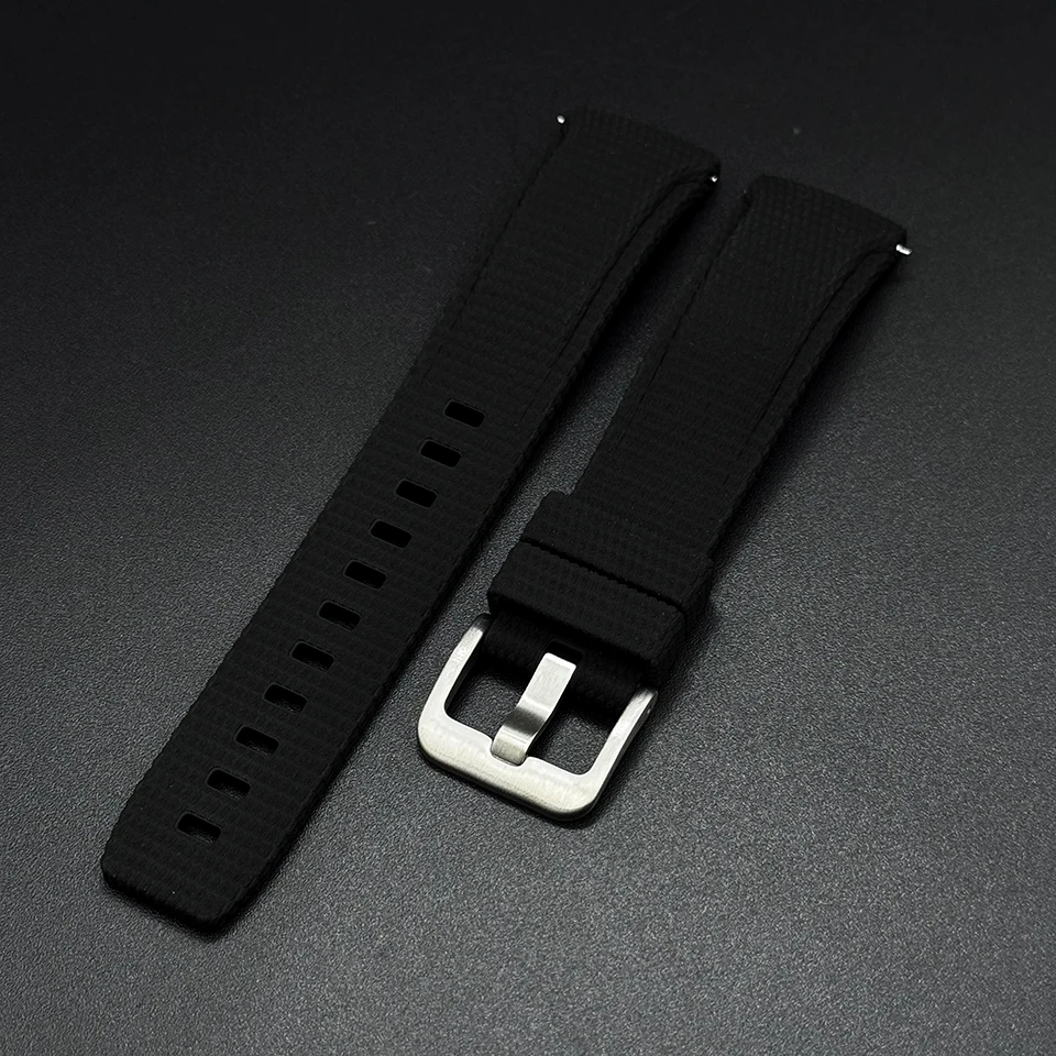 Neues gebogenes FKM-Uhrenarmband 20mm 21mm 22mm, vulkanisiertes Gummi-Uhrenarmband, wasserdicht, mit Schnellverschluss, für Omega Seiko – Detail 10