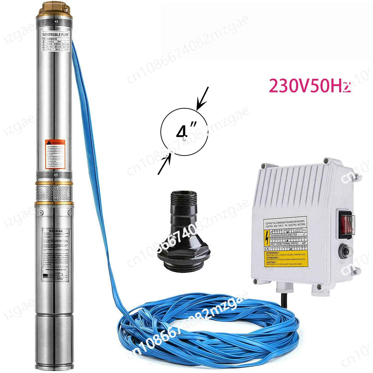 Stainless Steel Deep Well Multi-Stage Submersible 4SDM High Lift Large Flow Water System Export Best-Selling Unit