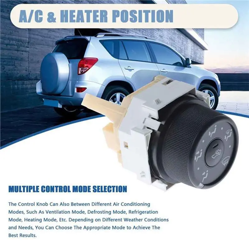 A64Z A/C وضع HVAC التحكم التبديل 55901-0R010 ، 55901-42020 استبدال لتويوتا RAV4 2006-2012 وحدة تحكم موقف التبديل Kn #5