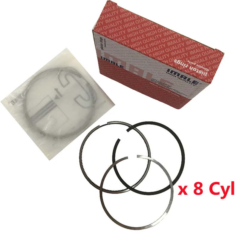 8 Cyl Piston Rings Set STD Φ84.5mm 077198151A 077198151K For Audi A6 S6 RS6 C5 A8 4E 4.2 V8 BAS BFM