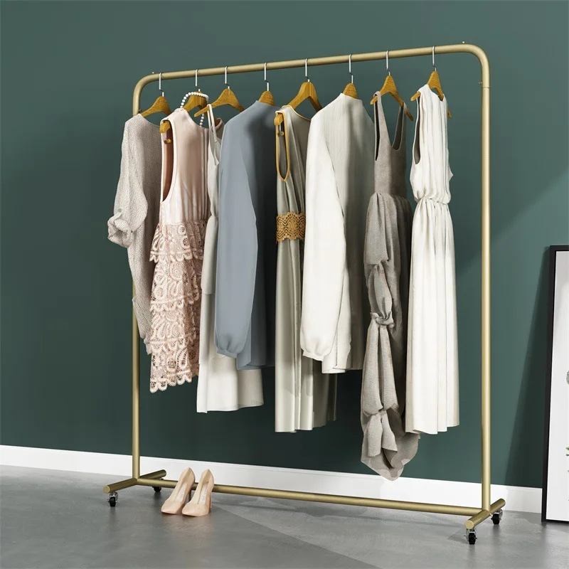 

custom，Good Price Gold Clothing Display Rack Clothes Display Racks Shelf For Clothing