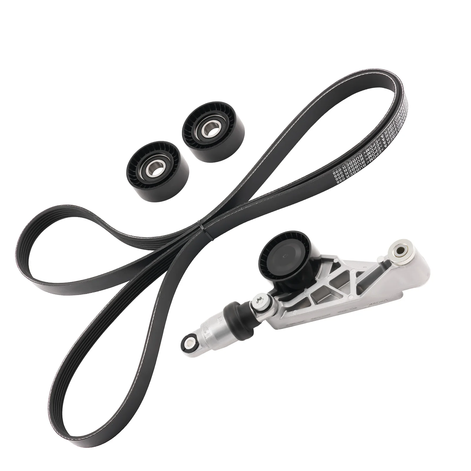 

Drive Belt Kit w/ Tensioner & Idler Pulley for Jeep Wrangler JK 3.6L 2012-2018