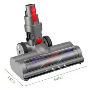 Değiştirme kafası rulo fırça dyson v7 v8 v10 v11, v15, elektrikli süpürge, kablosuz motor kafa hız ile far, led Elektrikli süpürge aksesuarlarının 6 büyük satışı homday-no. 6