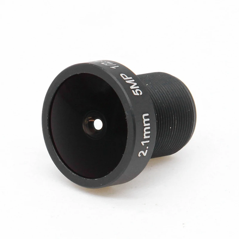 2.1Mm 5MP Camera Fisheye Lens M12 170 Degree Wide Angle Panoramic Lens For HD CCTV IP Camera With Filter