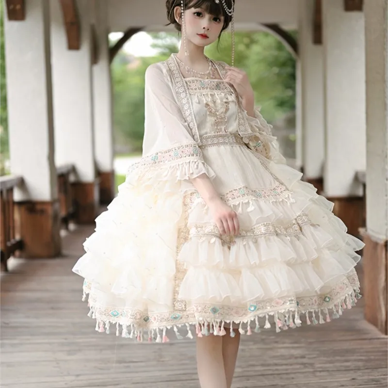 Daily Dress Girl Miao' S Chiffon