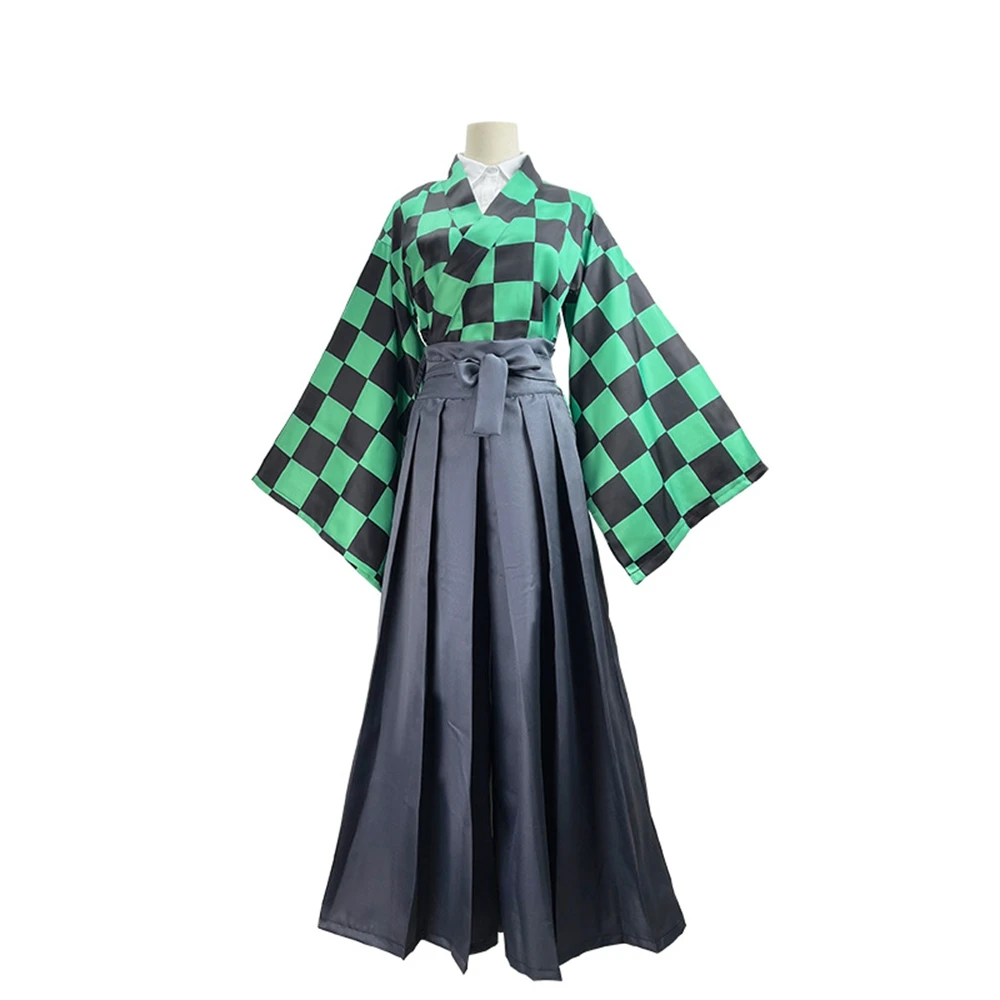 

XIN LAI SEN Unisex Anime Cos Kamado Tanjiro Cosplay Costume Kimono Custom Size