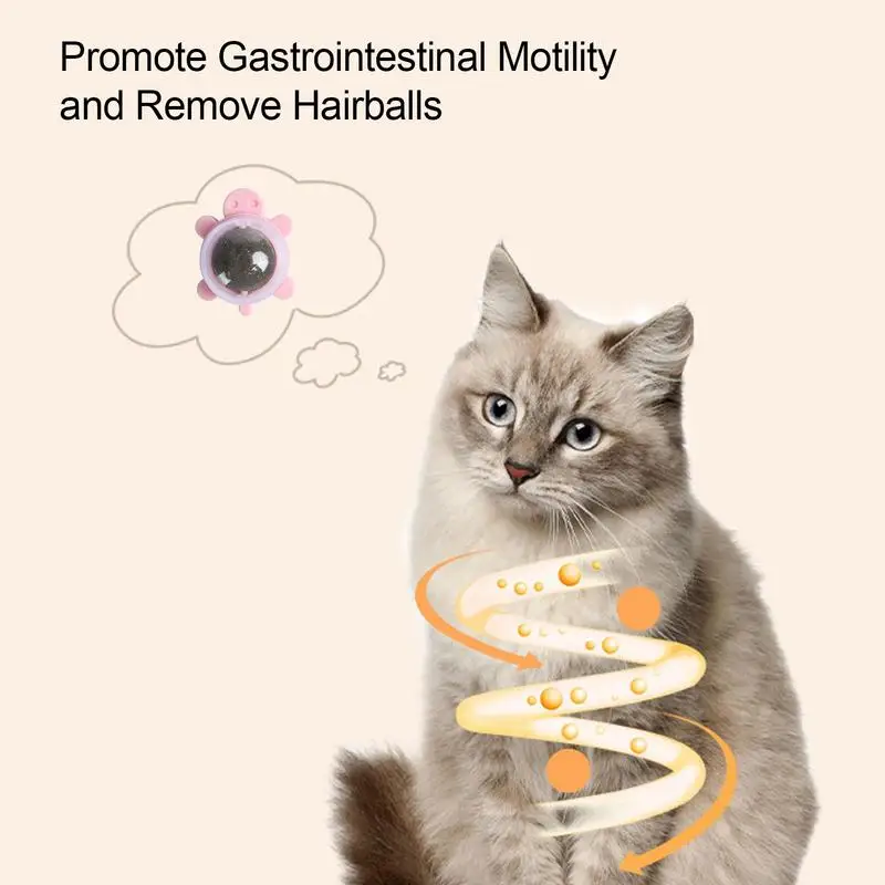 Catnip Ball Toy Edible Cat Bite Toy With Cover Pet Supply Indoor Cat Toy Rotatable Chew Toy Licking Toy For Kitten Table Legs