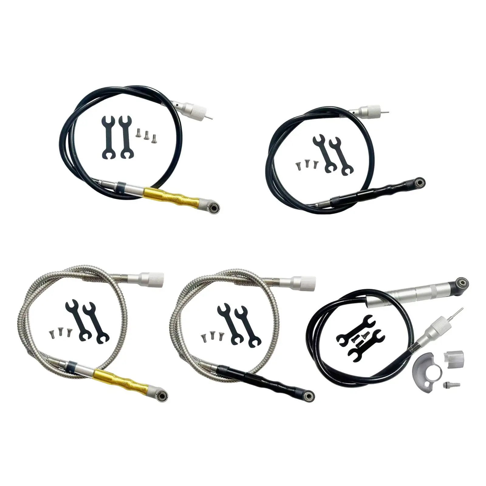 Electric Grind Transfer Head Part, Flexible Shaft Extension Cord, Attachment, Small Bend Shaft for Metal Wood