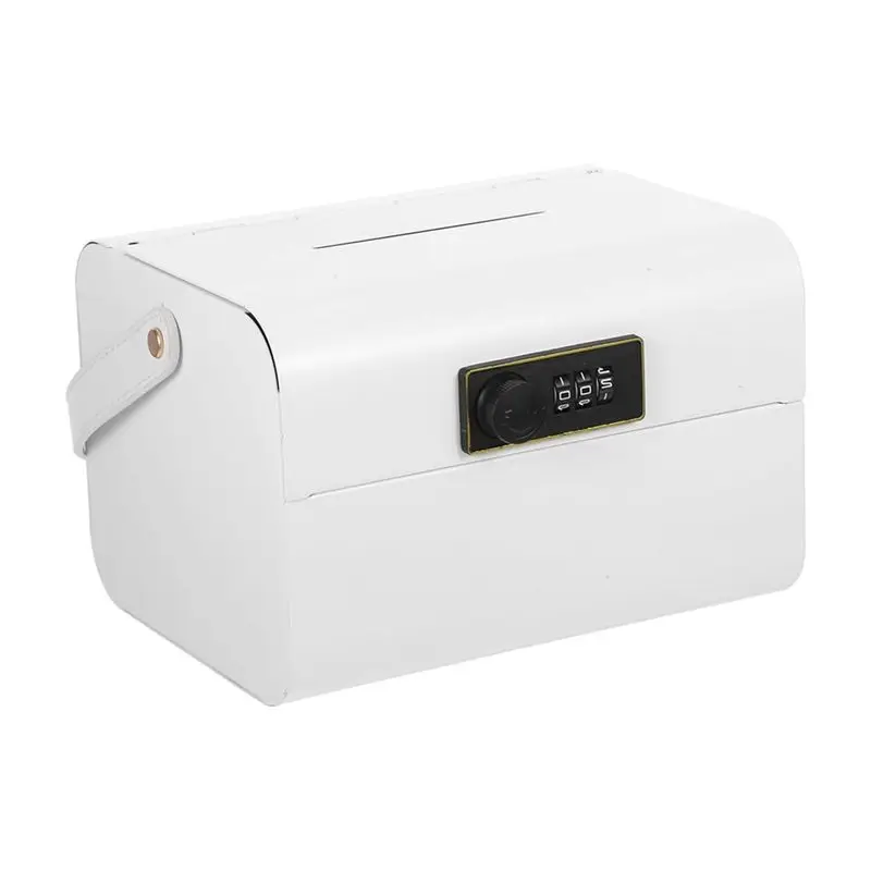 A98E-Piggy Bank For Kids 5-12 Years Old,Portable Kids Safe Bank With Code,Small Cash Box With Combination Lock