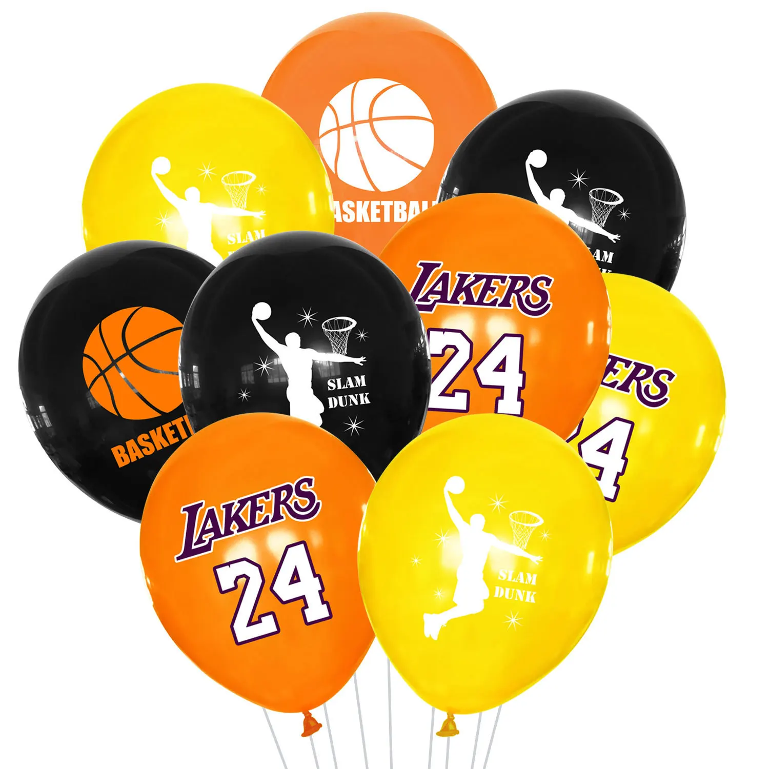 

Original Basketball Theme Party Decoration Balloon to Commemorate the 24th Birthday Party Decoration 24pcs