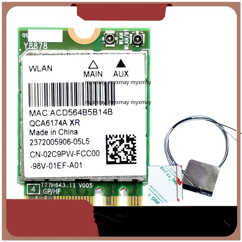 

NEW Wireless Card for Atheros QCNFA364A QCA6174A NGFF M.2 867Mbps 802.11AC Bluetooth4.2 Dual Band WiFi Network Card