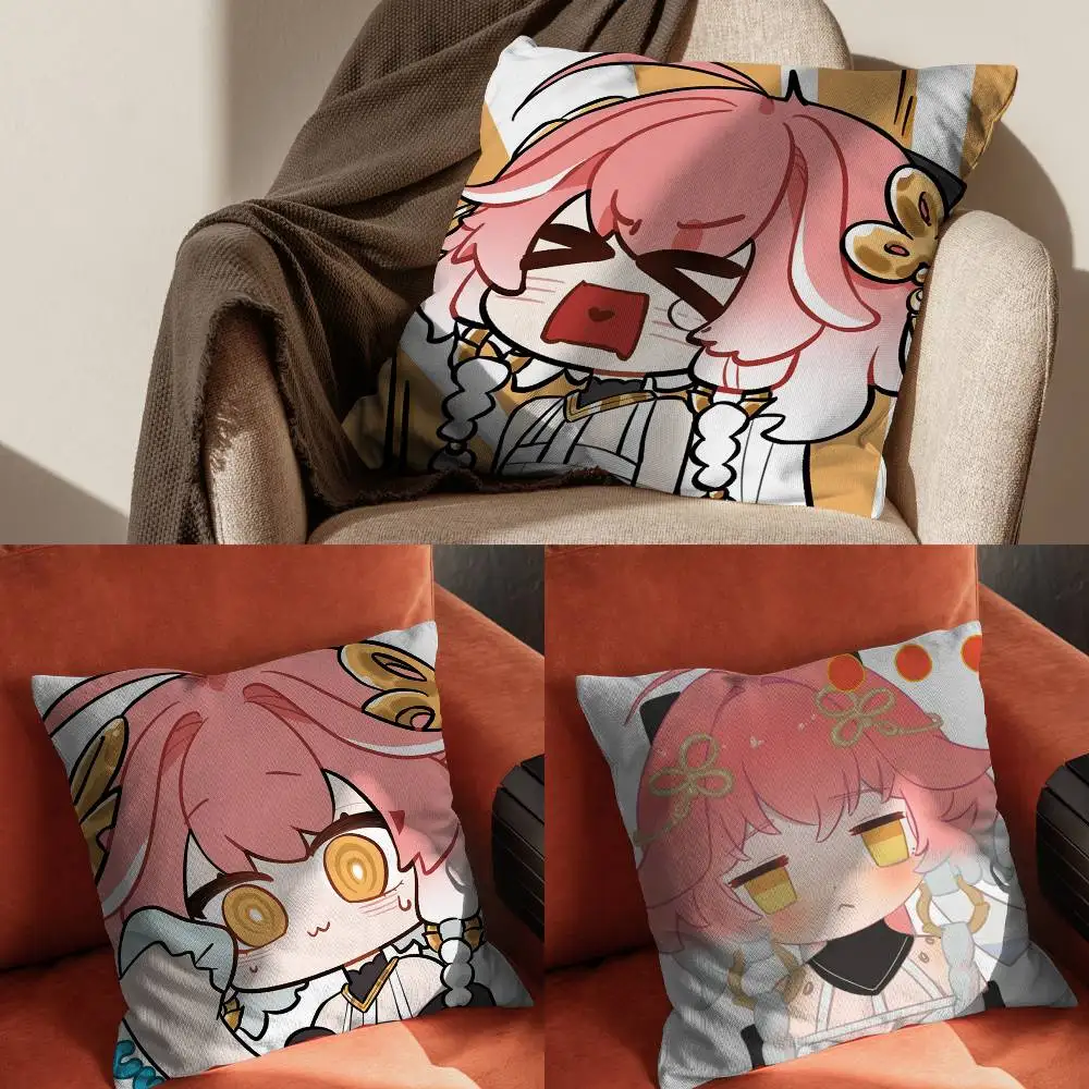 

Changli Cute Wuthering Pillow Case For Car Pillows 60x60 Cushions Luxury Double Sided Cover Home And Decoration Sof