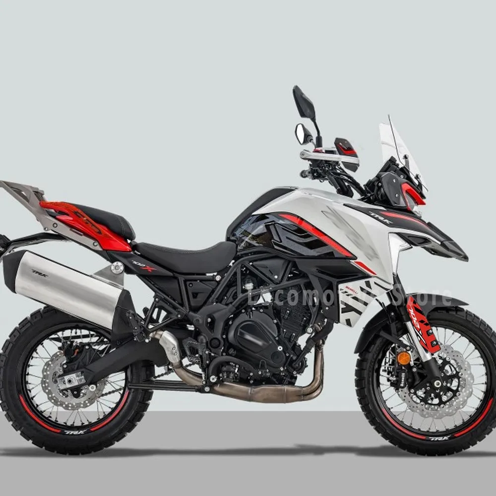 دراجة نارية ثلاثية الأبعاد جل الايبوكسي الراتنج ملصق عدة ، تانك الوسادة حماية ل Benelli TRK 702X ، TRK702X ، 2023 ، 2023