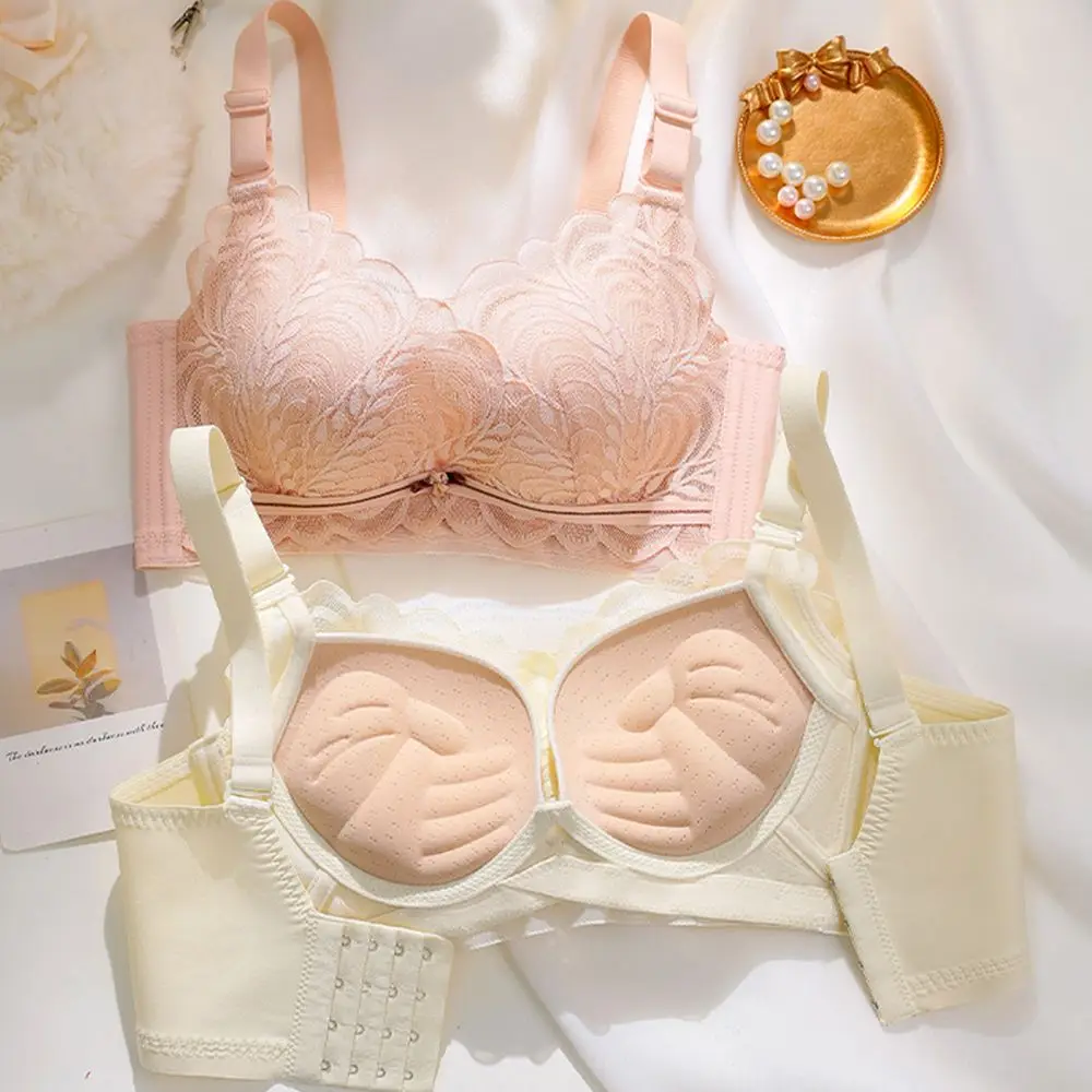 Flat Chest Specialized Lingerie for Women with Small Breasts Gathered and Thickened Bras, Super Thick and Large, Not Empty Cup,