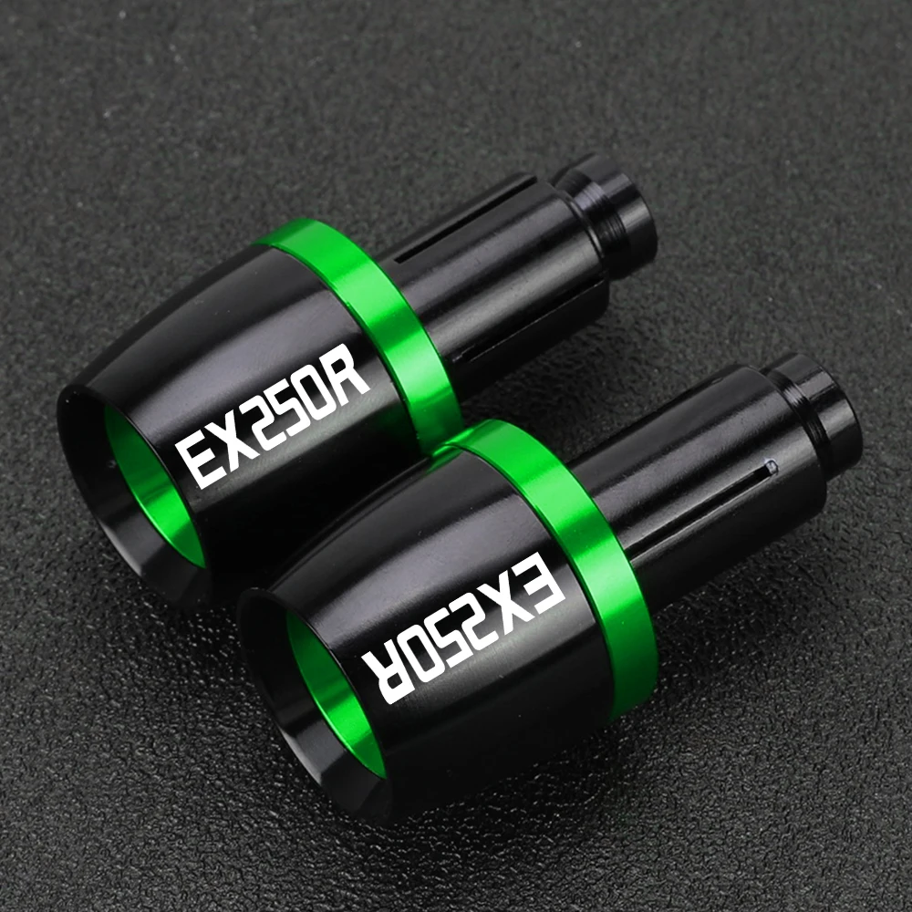 

2023 Universal FOR KAWASAKI EX250R Handlebar Grips Bar Ends Cap Counterweight Plug Slide 2008-2024 2022 2021 2020 2019 EX 250R