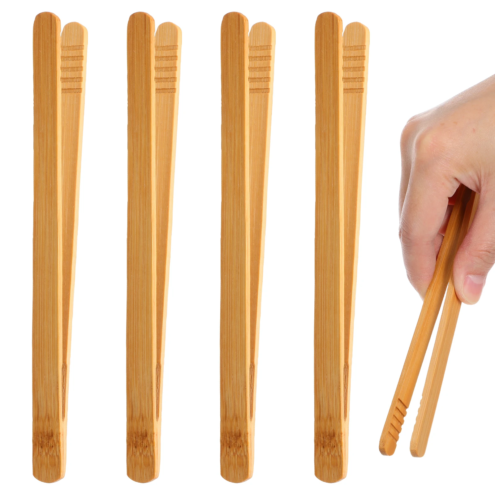 

4 Pcs Wood Tweezers Sensory Tools Fine Motor Skills Toys Kids Montessori Educational Grip Training Beads Clip Games