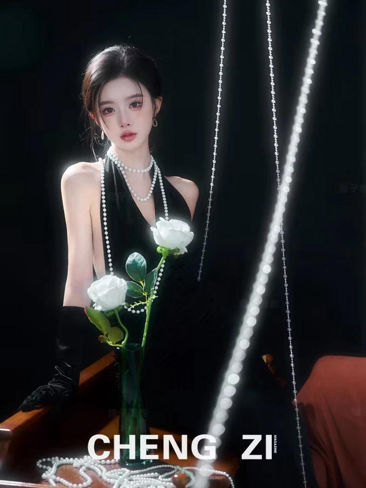 

Sexy Backless Wedding Dress Portrait Art Photo Costume for Studio New Arrival Theme Clothing Ladylike Atmosphere Sensual Gown