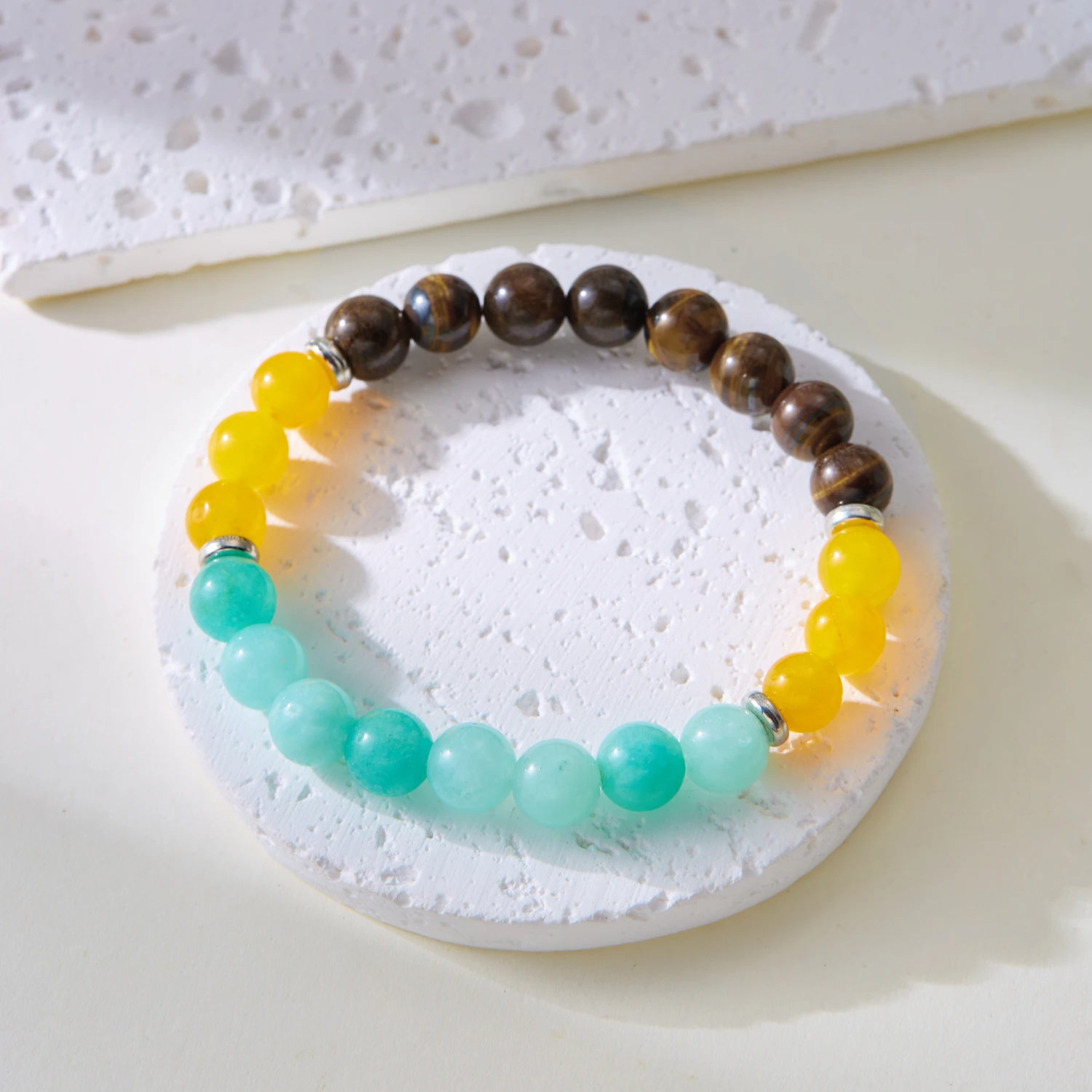 Neues trendiges Naturstein-Armband für Damen und Herren, lockt Glück, Geld an, Gesundheit, Bedeutung, Armband, Mode, Freundschaft, Schmuck, Geschenk – Detail 6
