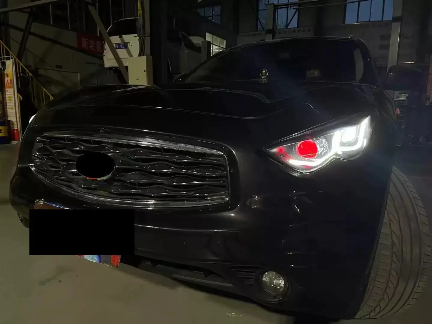 سيارة Led المصباح النهار تشغيل ضوء DRL ضوء النهار بدوره إشارة لإنفينيتي fX35 FX37 QX70