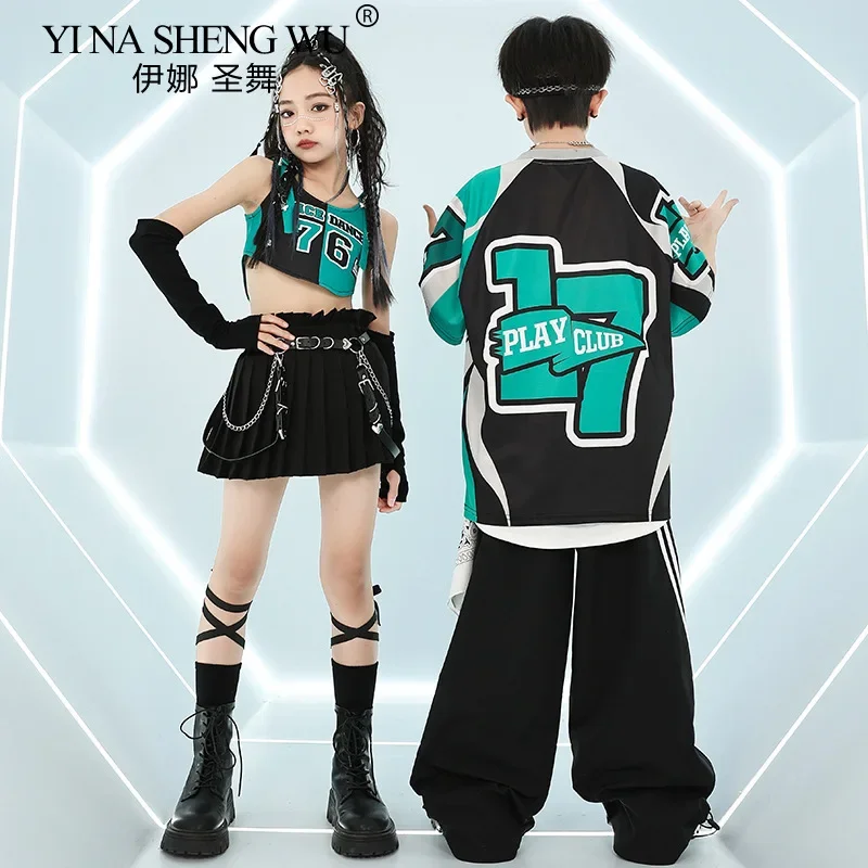 costume-de-danse-hip-hop-pour-enfants-haut-court-gilet-jupe-ensemble-pantalon-de-survetement-pour-garcons-tenue-de-spectacle-sur-scene-kpop-streetwear-show