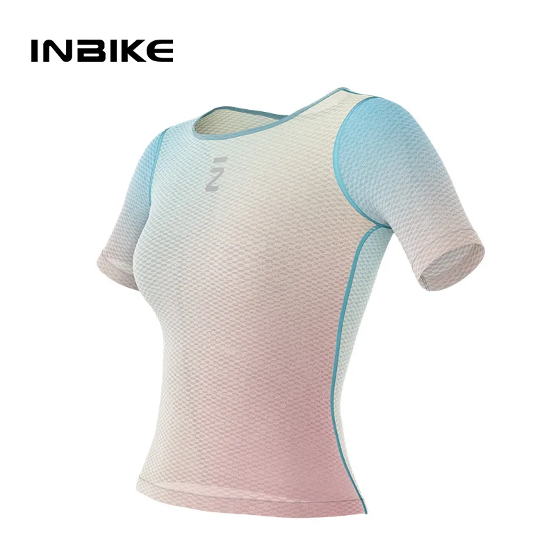 

INBIKE Women's Short Sleeve Cycling Shirt UV Protection Lightweight Breathable Sportswear For Bicycling Comfort Performance