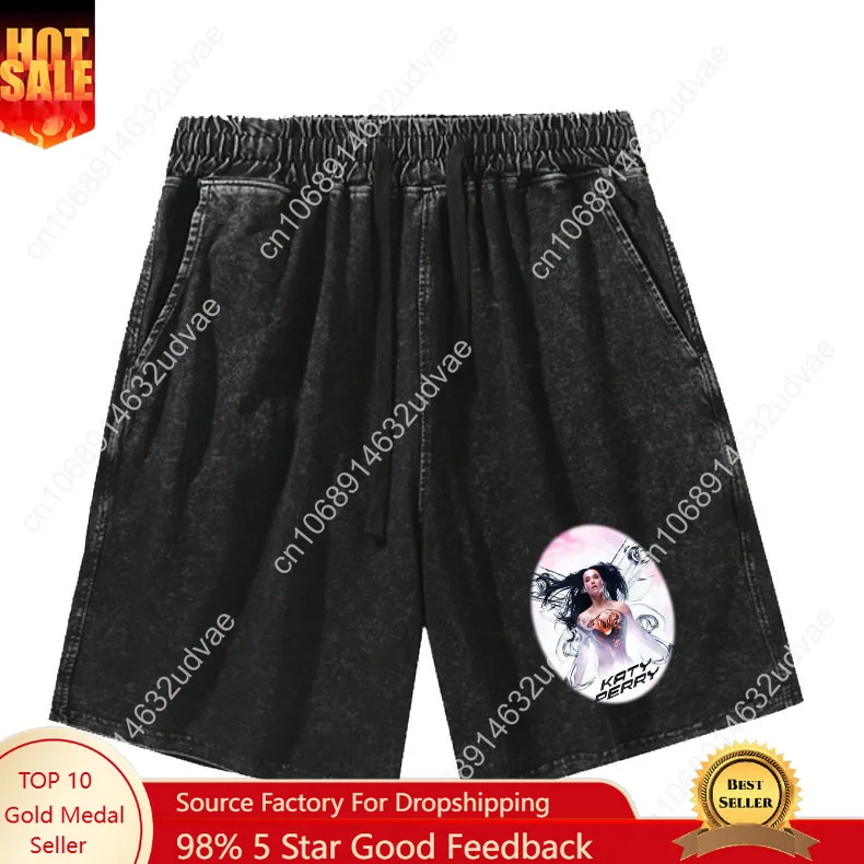 

Katy Perry Shorts Man Woman Teenager Retro Short Pants Vintage Cotton Elastic Soft Beach Shorts Pattern Logo Customized Pant