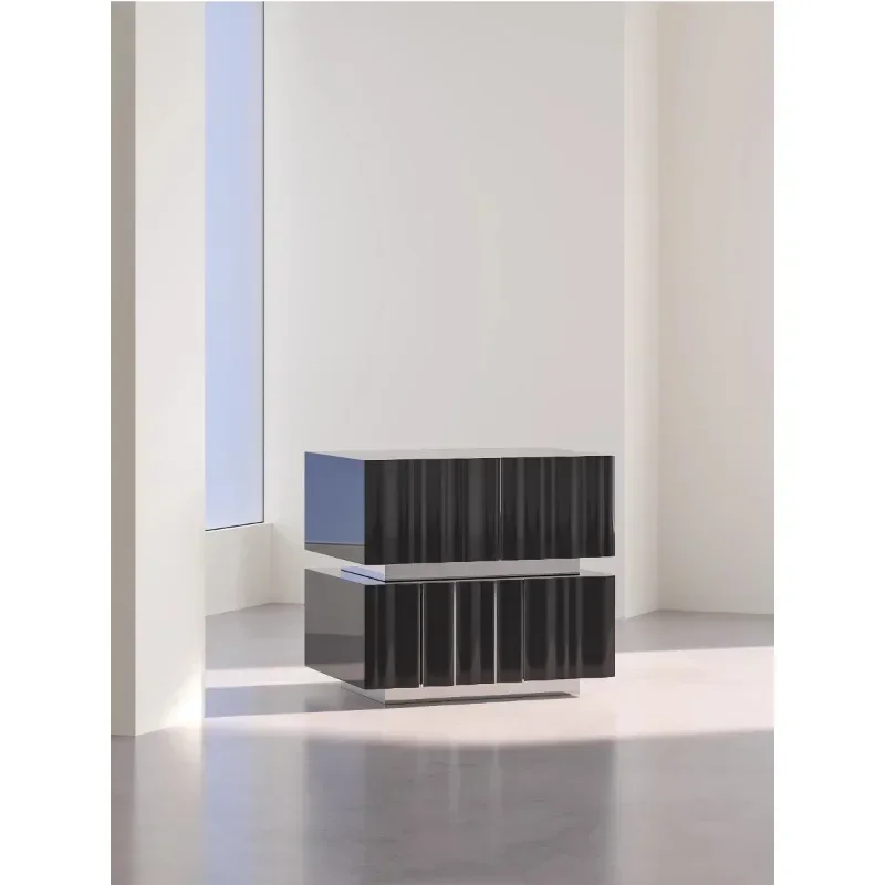 Wave Suspended Bedside Table Double Bucket Cabinet Bedroom Cabinet