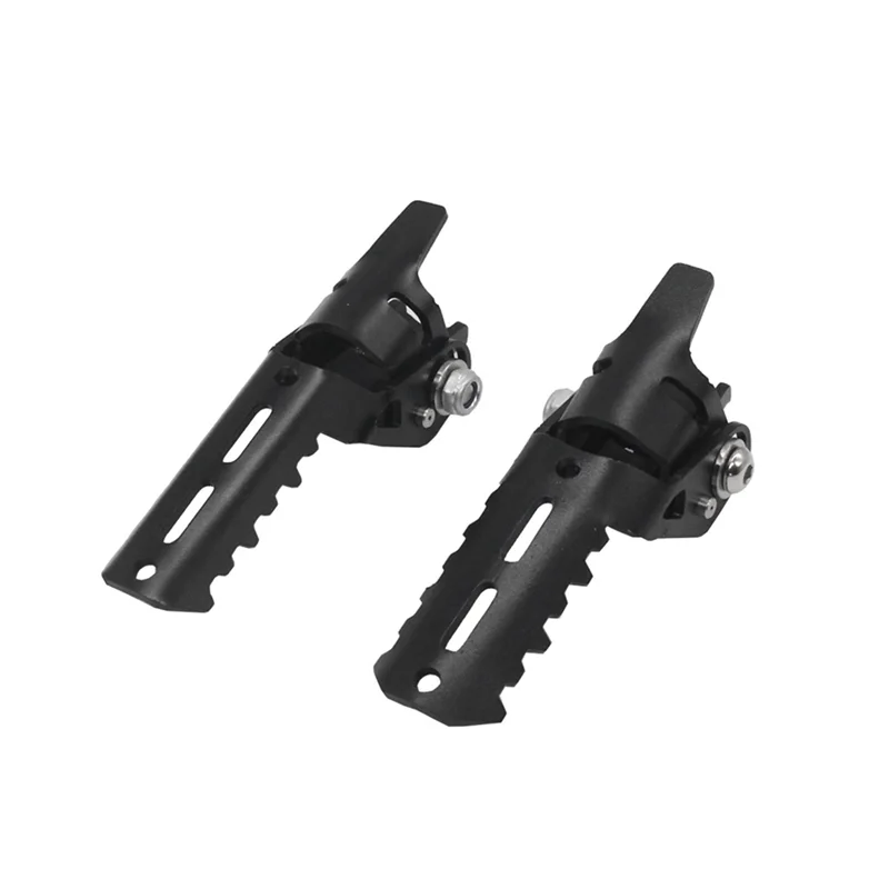 For BMW F800GS S1000XR F750GS F850GS Motorcycle Front Foot Pegs Folding Footrests Clamps 22-25mm Black