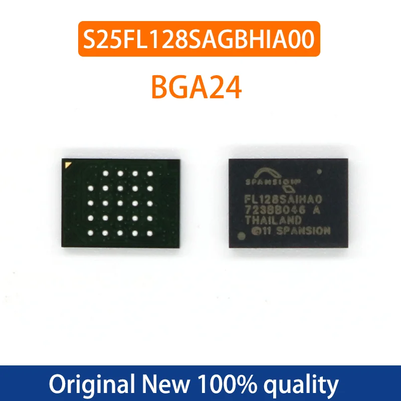 

100% New Original Chipset BGA24 S25FL128SAGBHIA00