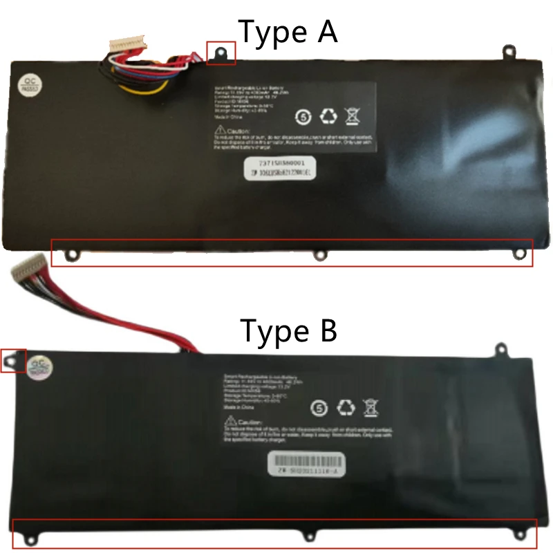 Imagem -02 - Supstone Nova Bateria do Portátil Mx56 para Szyiyun Gmolo Mx56 para Hipaa s3 s5 s8 Iru-m15x M25x I7856 Mlbook para Pinchun P30 t3 t1