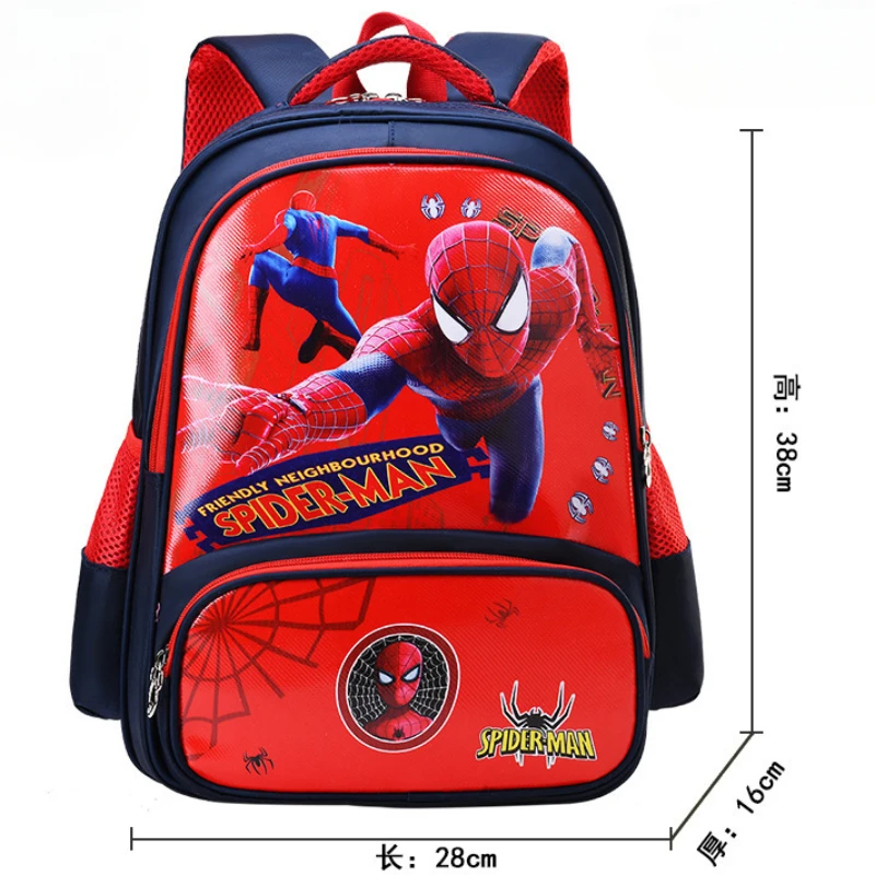 Disney girls frozen Spider-Man backpack lunch Elsa bag pencil cartoon Avengers   girl boy gift bag school student gift