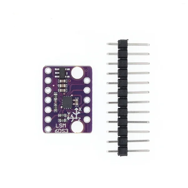 GY-LSM6DS3 built-in accelerometer gyroscope digital temperature sensor module spi iic i2c interface 8kb fifo buffer 5v